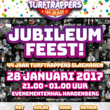 Flyer 44-jarig jubileumfeest